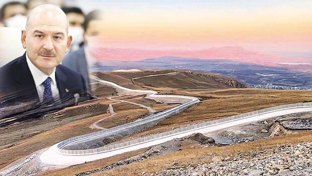 81 kilometrelik Ağrı-İran sınır duvarı bitti