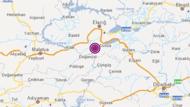 Son dakika deprem! Elazığ'da 3.7 büyüklüğünde deprem