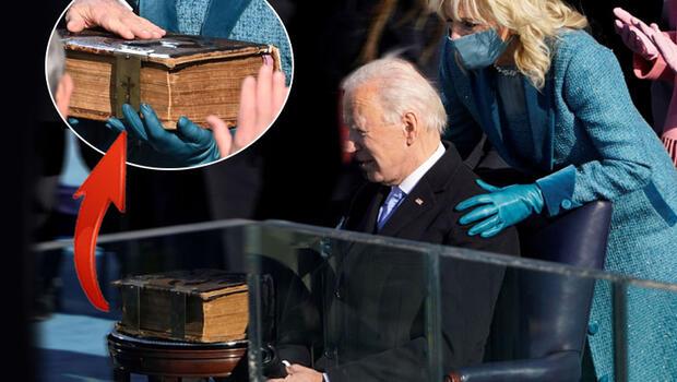 Joe Biden'ın el bastığı İncil'le ilgili flaş detay