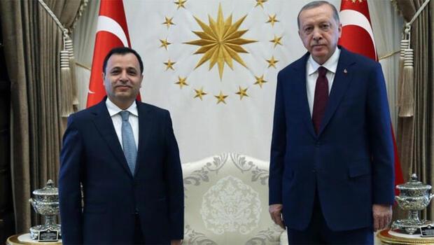 Cumhurbaşkanı Erdoğan, AYM Başkanı Arslan’ı kabul etti