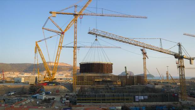 Akkuyu NGS'nin bu yıl sonunda yüzde 27,5'inin tamamlanması hedefleniyor
