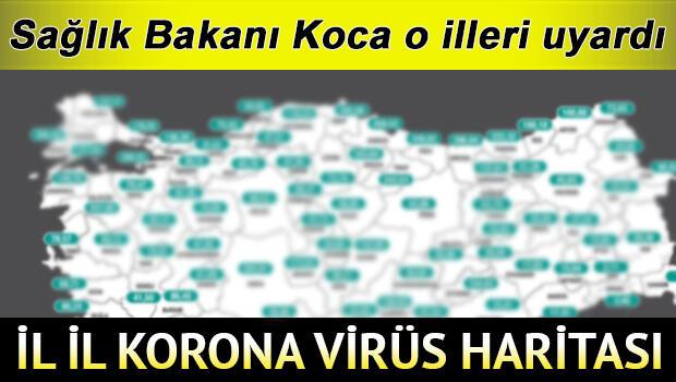İl il koronavirüs vaka sayısı: Renklere göre koronavirüs haritası ne zaman yayınlanacak? Bakan Fahrettin Koca açıkladı