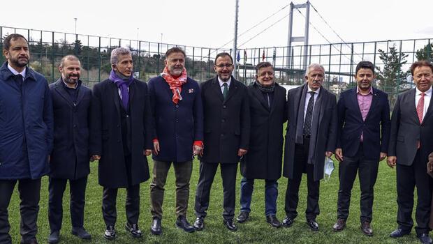 Yenilenen Beylerbeyi Stadı, Bakan Kasapoğlu'nun katılımıyla açıldı