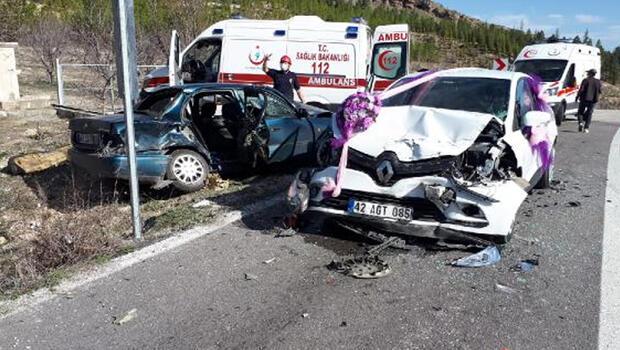 Konya'da zincirleme kaza! 7 kişi yaralandı