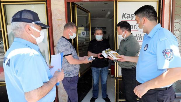 Kuaförlere 40 bin maske