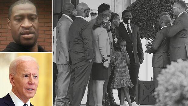 ABD Başkanı Joe Biden, ölümünün yıl dönümünde George Floyd'un ailesini Beyaz Saray'da ağırladı