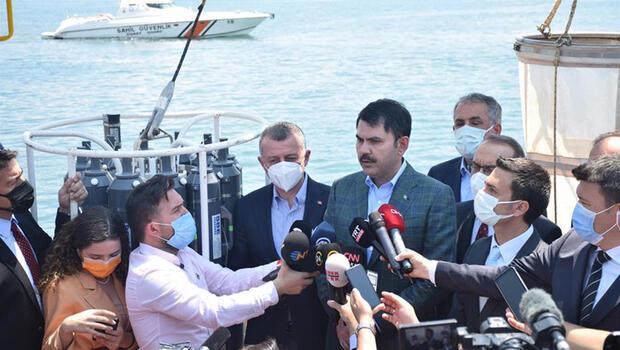 Son dakika haberi: Bakan Kurum'dan Marmara Denizi ve deniz salyası için önemli açıklama..