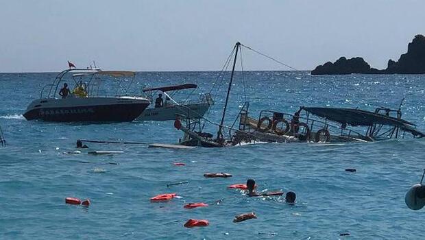 Son dakika: Fethiye'de tur teknesi battı! 3 kişi hastaneye kaldırıldı