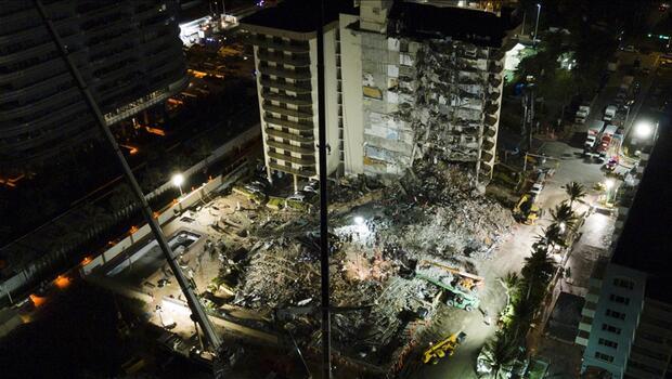 Miami'de çöken 13 katlı binada ölenlerin sayısı 24'e çıktı!