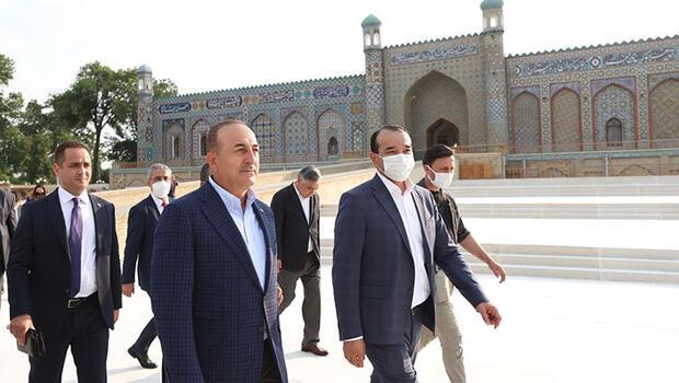 Bakan Çavuşoğlu, Özbekistan'da temaslarda bulundu