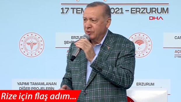 Son dakika... Rize'de sel felaketi... Cumhurbaşkanı Erdoğan: O bölgeler afet bölgesi olacak