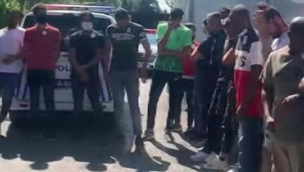 Beyoğlu'nda 35 kaçak göçmen yakalandı