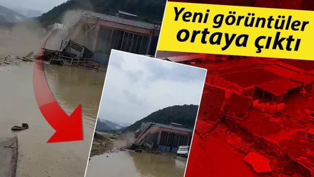 Selin vurduğu Ayancık'ta dehşete düşüren anlar! Yeni görüntüler ortaya çıktı