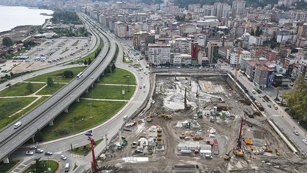 Rize’de yeni yapılar kazıklarla sabitlenecek