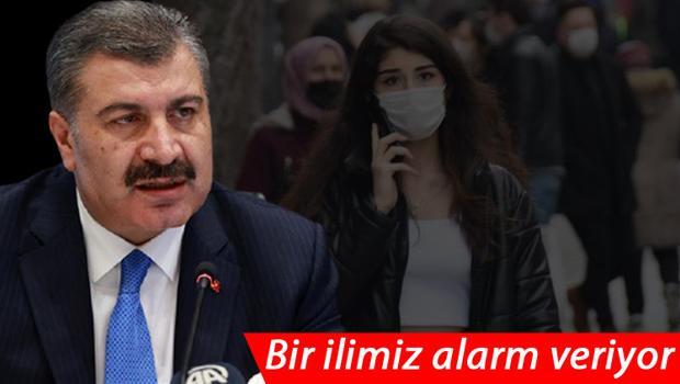 Son dakika... Sağlık Bakanı Koca 'Risk seviyesi çok yüksek' mesajıyla duyurdu! Bir ilimiz alarm veriyor