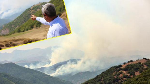 Tunceli’de aynı bölgede yine örtü yangını çıktı