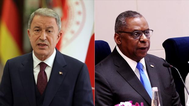 Bakan Akar ABD'li mevkidaşı Austin ile görüştü