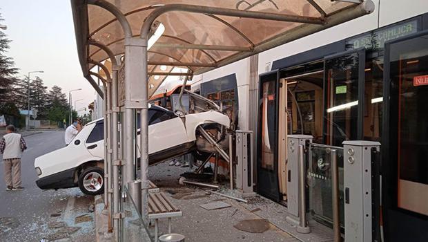 Eskişehir'de şaşırtan kaza