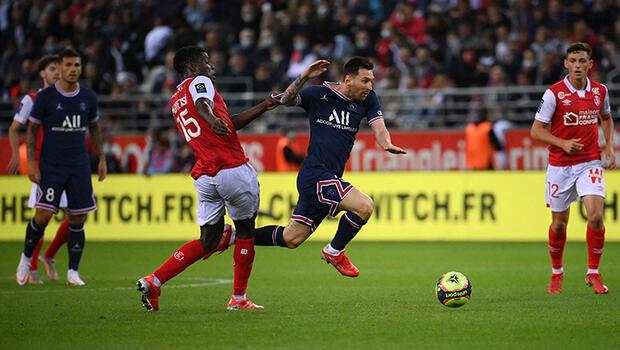 PSG, Reims'i 2 golle geçti! Lionel Messi ilk kez görev aldı
