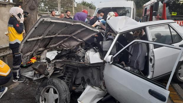 Bakırköy'de feci kaza: 4 yaralı