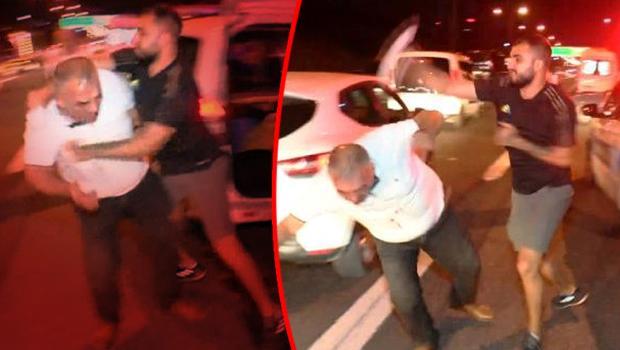 TEM Otoyolu'nda feci kaza! Alkollü sürücüye saldırdılar...