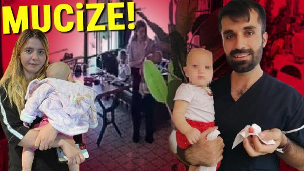 Bir parça karpuz canından ediyordu... Annesi çığlıklarla yardım istedi: Mucize!
