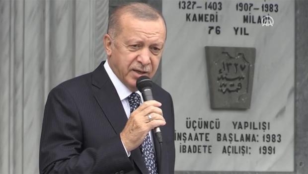 Cumhurbaşkanı Erdoğan, Rize'de eski imam Osman Yılmaz'ın cenaze törenine katıldı