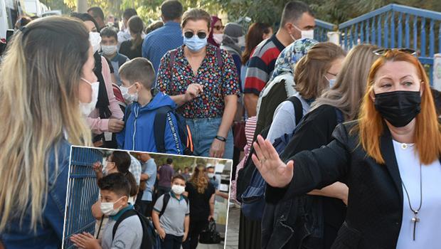 Edirne'de okul önünde bekleyen velilere şaşırtan anons