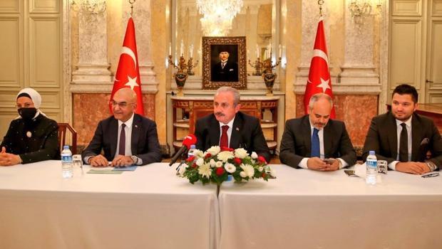 TBMM Başkanı Şentop, Viyana'da Türk toplumu temsilcilerini kabul etti