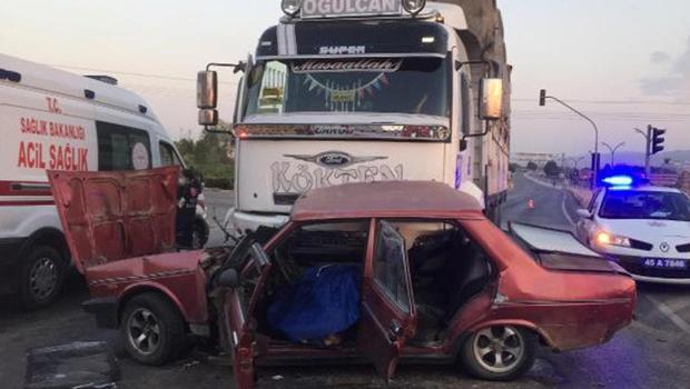 Alaşehir'de feci kaza! 1 ölü, 3 yaralı