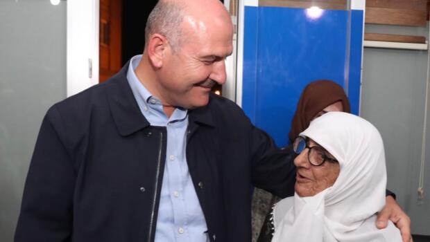 İçişleri Bakanı Soylu, Ağrı'da taziye ziyaretlerinde bulundu