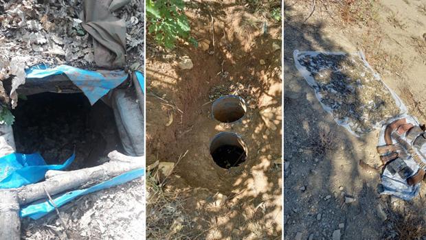 Tunceli'de teröristlerin kullandığı 7 sığınak imha edildi
