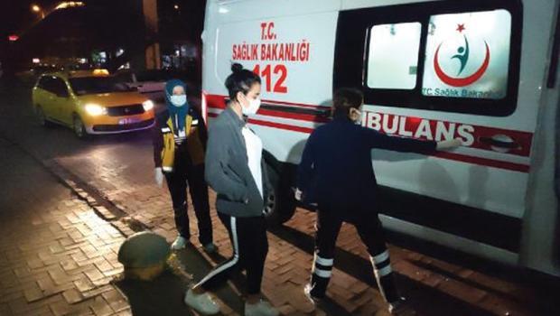 Taksi ücertini ödemek istemeyen yolcu, polisleri görünce korona olduğunu söyledi