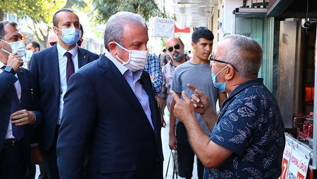TBMM Başkanı Şentop'tan esnaf ziyareti