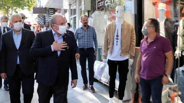 TBMM Başkanı Şentop, Tekirdağ'da esnaf ziyareti yaptı