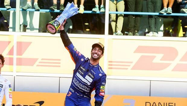 F1 İtalya Grand Prix'sinde zafer Ricciardo'nun