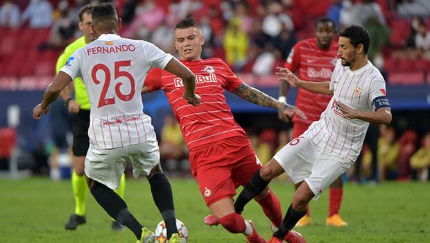Dört penaltı kullanılan maçta Sevilla ile Salzburg beraberliğe razı oldu