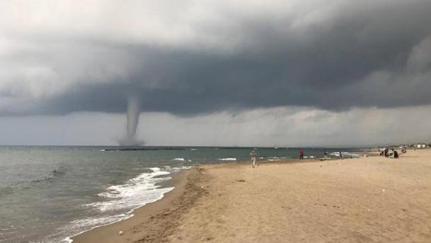 Sakarya'da denizde 3 hortum oluştu