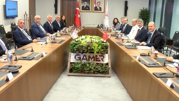 Bakan Soylu, KKTC'li mevkidaşı Evren ile görüştü