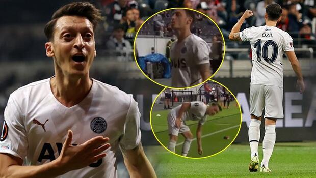 Son Dakika: Frankfurt - Fenerbahçe maçında Mesut Özil'e tepki! Verdiği karşılık olay oldu...
