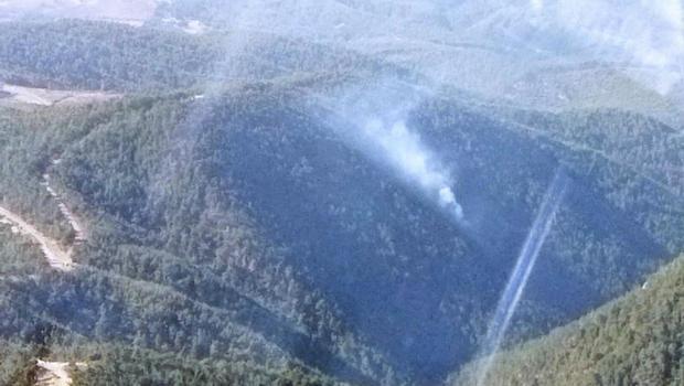 Manisa'da yıldırım düştü; orman yangını çıktı