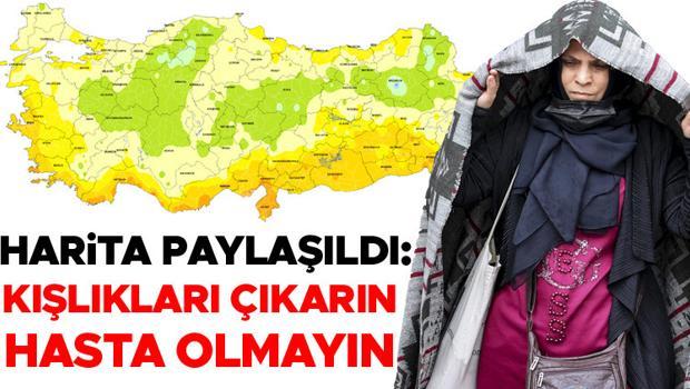 Son dakika... Meteoroloji'den son hava durumu raporu! Sıcaklıklar aniden düşüyor... Harita paylaşıldı