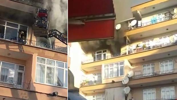 Bağcılar'da yangın paniği: Kapıların zillerine bastık