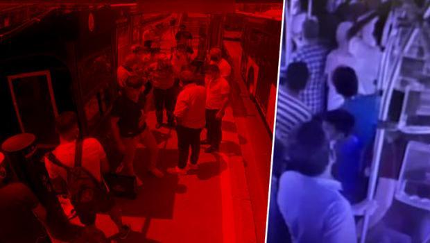Metrobüste kör eden maske uyarısı! Dehşet anları güvenlik kamerasında