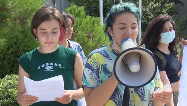 İTÜ'de Prof. Dr. Celal Şengör'e protesto