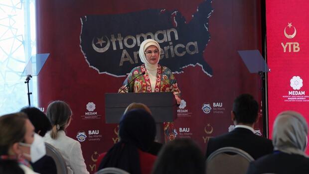 Emine Erdoğan, ‘Osmanlı’nın Amerika’sı Belgeseli’ tanıtımına katıldı