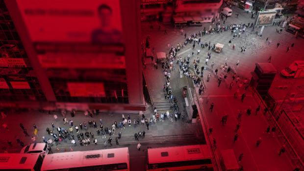 Şirinevler'de isyan ettiren görüntü! Kuyruğun sonu görünmüyor