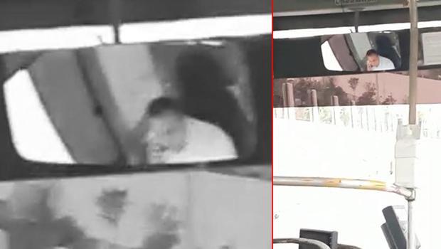 Maskesiz halk otobüsü sürücüsü, kendisini uyaran yolcuyla tartıştı