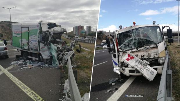 Ankara'da zincirleme kaza: 1 ölü, 2 yaralı