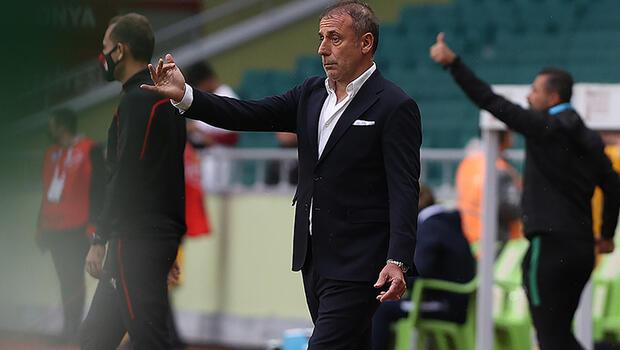 Trabzonspor'da Abdullah Avcı 1 puandan memnun! 